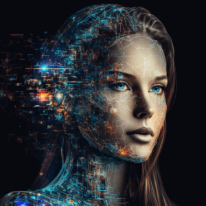 A woman who is AI